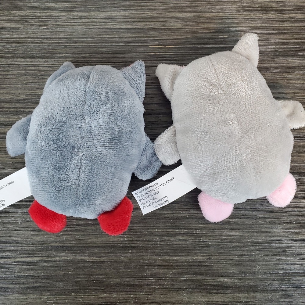 Valentine's Day 2 Piece Mini Plush Cat Friend Heart Gift 5.5 Inches Greenbrier